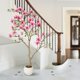 thumbnail image 4 of QinaQin Árbol artificial de magnolia con flores rosas, disponible en 4, 5 o 6 pies, ideal para decoración de hogar, oficina, hotel o interiores y exteriores, 4 of 8