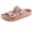 Dusty Rose, variant on Women's Lightweight Comfort Soft Slides EVA Adjustable Double Buckle Flat Sandals