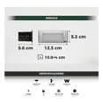 thumbnail image 4 of Lámpara LED de Cortesía para empotrar en Pared IP65 Acero Inoxidable Lab.G, Gris, 4 of 5
