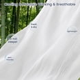 thumbnail image 5 of PHF Cooling Muslin King Blanket for Hot Sleepers, 4-Layer Breathable Bamboo Rayon & Cotton Gauze, Lightweight Summer Blanket for Bed or Couch, 108" x 90", White, 5 of 7