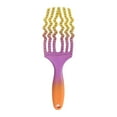 thumbnail image 1 of Flexible Brush Detangler & Styler For All Hair Types Nylon Brush Detangler For All Hair Types Rainbow Color, 1 of 6