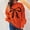 Orange, variant on Hipattires Womens Thickness Sweaters Printed Knit Pullover Fashion Long Sleeve Skinny Winter Tops White Thick Warm Blouse for Women Work