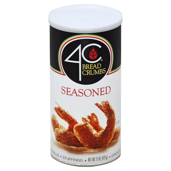 4C Seasoned Bread Crumbs, 15 oz Canister