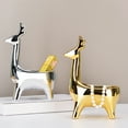 thumbnail image 2 of GadgetVLot Living Room Porch Desktop Ceramic Deer Ornaments Decoration Sundries Jewelry Storage Box, 2 of 14