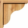 thumbnail image 3 of 6"W x 10"D x 10"H Carmel Rough Sawn Corbel w/Backplate, Western Red Cedar, 3 of 9