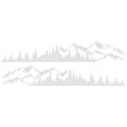 thumbnail image 1 of Xingzhi 2pieces Easy To Install Car Sticker Fashionable Strong Adhesive And Unique white 1Set, 1 of 6
