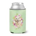 thumbnail image 1 of ""Caroline'S Treasures Ck4395Cc Golden Retriever Flores Verdes Lata O Botella Abrazadera Bebidas Frías-Koozies 12 Oz Multicolor"", 1 of 1