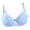 lightblue, variant on Push Up Bra for Women Demi Cup Padded Underwire Supportive Add Size Bras Lace Everyday Comfort Padded Up Embroidery Lace Bra 32-40B