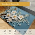 thumbnail image 6 of Btomtd 24"x16" Diatomite Three Dimensional Flower Doormat, Non Slip Quick Drying Floor Mat, Soft Washable Carpet and Area Rug for Bathroom and Foot Comfort, I, 6 of 6