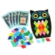 thumbnail image 4 of Bloques de madera con patrones Tangram, rompecabezas, entretenimiento en casa, resistentes para el aprendizaje de los niños. Búho, 4 of 9