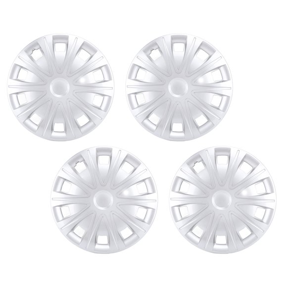 17 Inch Wheel Hub Cover, Decorative Precise Match Protective Snap On 4Pcs Wheel Rim Cover Hubcaps for R17 Tire
