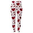 thumbnail image 5 of Afdoent Leggings For Women Ladies Valentine Day Heart Printed Tights Lifting Fitness Exercise Leggings Yoga Pants Classic, 5 of 5
