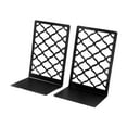 thumbnail image 4 of Dualoai 2 Pieces Bookends Desktop Book Holder Multifunction Shelves Organizer Organizer Book Stopper for Library School, 4 of 9