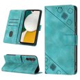 thumbnail image 1 of Compatible with Samsung Galaxy A34 5G Classic Embossed PU Leather Case with Card Holder Shockproof Cover, 1 of 5