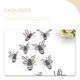 thumbnail image 3 of KAKOWELY 1 De Pared Con Pegatinas De Abejas 3D Removibles En Color Negro Para, 3 of 8