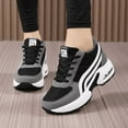 thumbnail image 2 of Women's Platform Sneakers Wedges  Lace Up Shoes Increase Fashion Sneakers for Womens Girls, 2 of 7