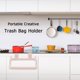 thumbnail image 2 of Organizador Soporte portátil para bolsas de basura Gabinetes de incógnito Estante de tela (Beige) Likrtyny Libre de BPA, 2 of 5