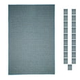 thumbnail image 1 of Furnish My Place Corner Indoor/Outdoor Commercial Navy Color Rug, Corner Area Rug, Home Decor Mat, Pet-Friendly Carpet for Living Room, Bedroom, Made in USA, 2' x 3' Rectangle - Set of 20, 1 of 6