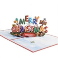 thumbnail image 1 of DEBGFS 3D Christmas Greeting Card With Envelopes And Writing Cards Colorful Pop Up Merry Christmas Cards,h01, 1 of 5