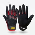 thumbnail image 4 of Guantes tácticos para hombre, para exteriores, montañismo, protección, dedos completos, anticortes, técnicos, militares, aficionados, lucha, entrenamiento, equitación, medio dedo, pantalla táctil, 4 of 6