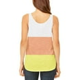 thumbnail image 2 of Halloween Candy Corn Costume Juniors Flowy Side Slit Tank Top Multi MD, 2 of 2