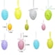 thumbnail image 3 of 12 piezas de huevos de Pascua decorativos con colgante de huevo festivo, huevos simulados, serie Speckle., 3 of 6