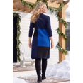 thumbnail image 2 of Catherines Women's Plus Size Colorblock Sweater Dress, 2 of 3