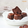 thumbnail image 6 of CHEFMADE 6-Cavity Canele Mold Cake Pan, Non-Stick Canele Muffin & Cupcake Bakeware, Oven Safe, Dishwasher Safe (Champagne Gold), 6 of 7
