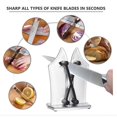 thumbnail image 5 of Professional Knife Sharpener Easy Safe Sharpening Knife Kitchen Tools For Kitchen Knives Accessories ZD Q Black, 5 of 5