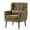 Avocado, variant on Furvclv Upholstered Fabric Accent Chair, Mid-Century Modern Armchair With High Back And Cushion, Solid Wood Legs Supports, For Bedroom Living Reading Room Office