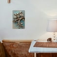 thumbnail image 3 of Vintage Owl Metal Wall Art - Durable, Reusable Iron Tin Plate Decor for Home &amp; Garden, Multi-Color Options, 3 of 8