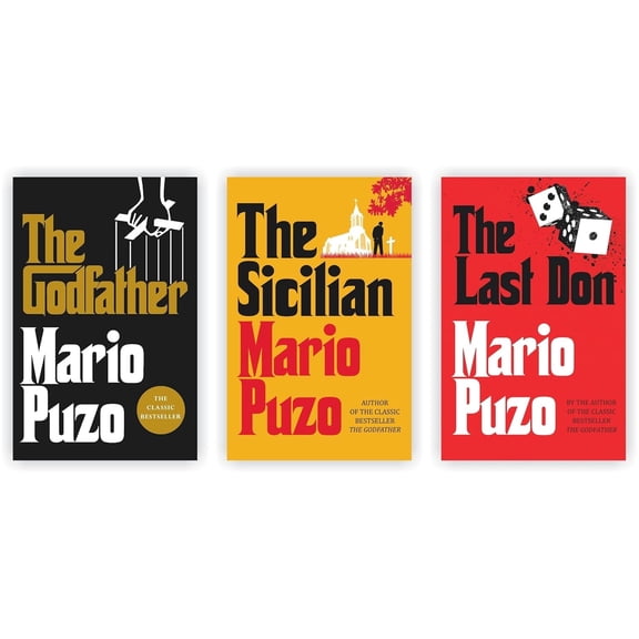THE SICILIAN ,THE LAST DON, THE GODFATHER - Mario Puzo, 3 books Set