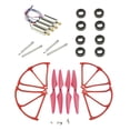 thumbnail image 1 of Motor + Hélice + Parachoques + Ejes de cojinetes para X4 H502S H502E H507A Rojo, 1 of 9