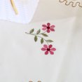 thumbnail image 5 of PiccoCasa Classic Flower Embroidery Table Runner Dinning Decors, Red Rose 16"x59", 5 of 5