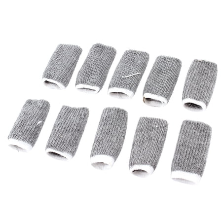 Unique Bargains 10 Pieces Gray White Elastic Band Gym Sports Finger Sleeves Guard price history on PriceWatchPro