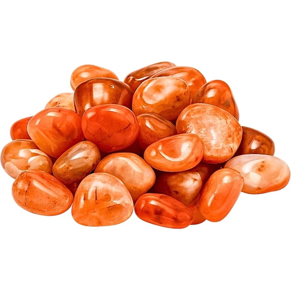 Carnelian Crystals and Healing Stones Tumbled - 1000  Carats