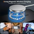 thumbnail image 3 of Magnetic Series Designed for iPhone Case,[Compatible with MagSafe][Military Drop & Full Body Protection],Hard PC Bumper Protect Matte Translucent Shockproof Cover (Black,iPhone 15), 3 of 7