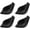 4pcsblack, variant on JOCKMAIL Men Underwear Cup Bulge Enlarge Enhancing Sponge Pad for Swimming Swimwear Briefs G String Thongs Shorts 4 Packs