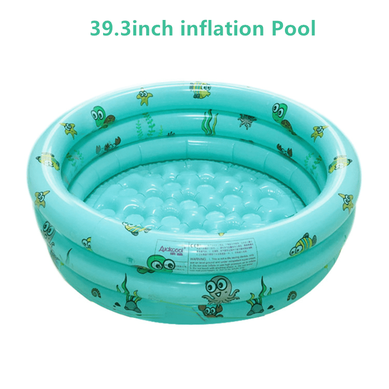 Details about   Pool Central 47" Inflatable Pink 3 Ring Donut Shaped Kiddie Swimming Pool 