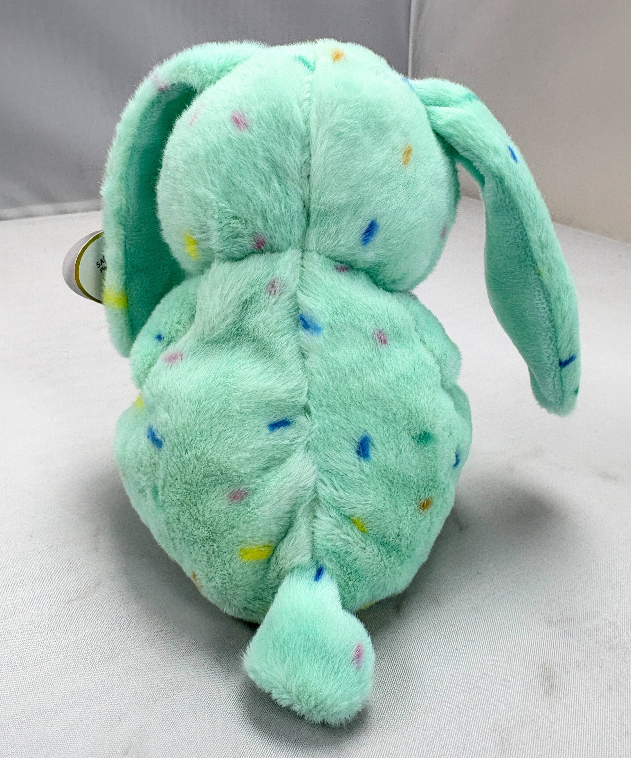 Ty Beanie Baby Boos April Mint Green Easter Bunny Rabbit Plush Polka Dots Floppy