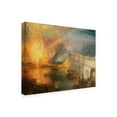 thumbnail image 2 of Trademark Fine Art 'Burning of the House of Lords' Canvas Art by Turner, 2 of 3