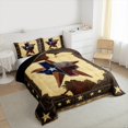 thumbnail image 4 of Homewish Tribal Texas Stars Bedding Comforter Set, Vintage American Stars Twin Comforter Sets, Southwestern Style Reversible Bedding Set, Super Cozy Room Decor, 2-Piece, 4 of 9