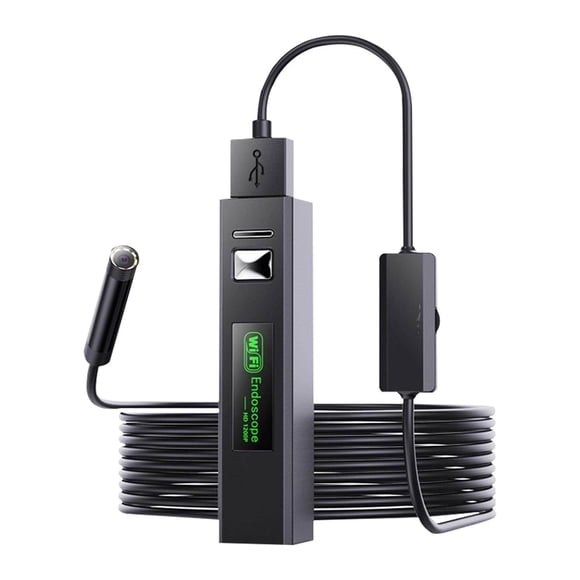 Dalazy WIFI Endoscope Camera Mini Waterproof Cable USB Borescope 2m Hard Cable
