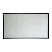 LBECLEY Snow Shower Projector Widescreen Video 72in 4:3 -Crease Screen Screen Portable Projector Foldable Projectors Projector 1440P White