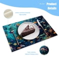 thumbnail image 3 of BaHomeck placemats Set of 4 Vibrant Painting Of Underwater Scene With Colorful Fish Swimming Around Cotton Linen rectangle Placemats for Kitchen Dining Table Indoor,Outdoor,18*12inch, 3 of 4