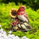 thumbnail image 5 of Escultura acrílica para jardín exterior con pájaro rojo y girasol, accesorios decorativos insertados para patio y jardín | Weather Craft, 5 of 7