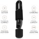 thumbnail image 3 of Aspirador de Mano Portátil para Polvo Pelo de Mascotas Suciedad Hogar, Interior del Automóvil, Ligero, Fácil de Usar, Diseño Compacto Batería Recargable con Cable USB-C - Negro, 3 of 5