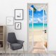 thumbnail image 2 of Romántica Vista Al Mar 77x200cm Etiqueta De La Puerta Efecto Trompe l'oeil 3D Interior PVC Pegatinas De Pared Para Decoración De La Pared Sala De Estar Cocina Dormitorio Baño Papel Pintado JM, 2 of 5
