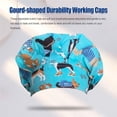 thumbnail image 4 of ruzhgo Operating Hats Nurses Long-time Service Gourd-shaped Pure Color Button Professional Assorted Colors Multifunctional Working Caps Hallowmas Yellow G-16, 4 of 5