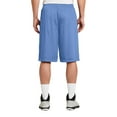 thumbnail image 2 of SPORT-TEK Men's Extra Long PosiCharge Classic Mesh Short XS Carolina Blue, 2 of 2